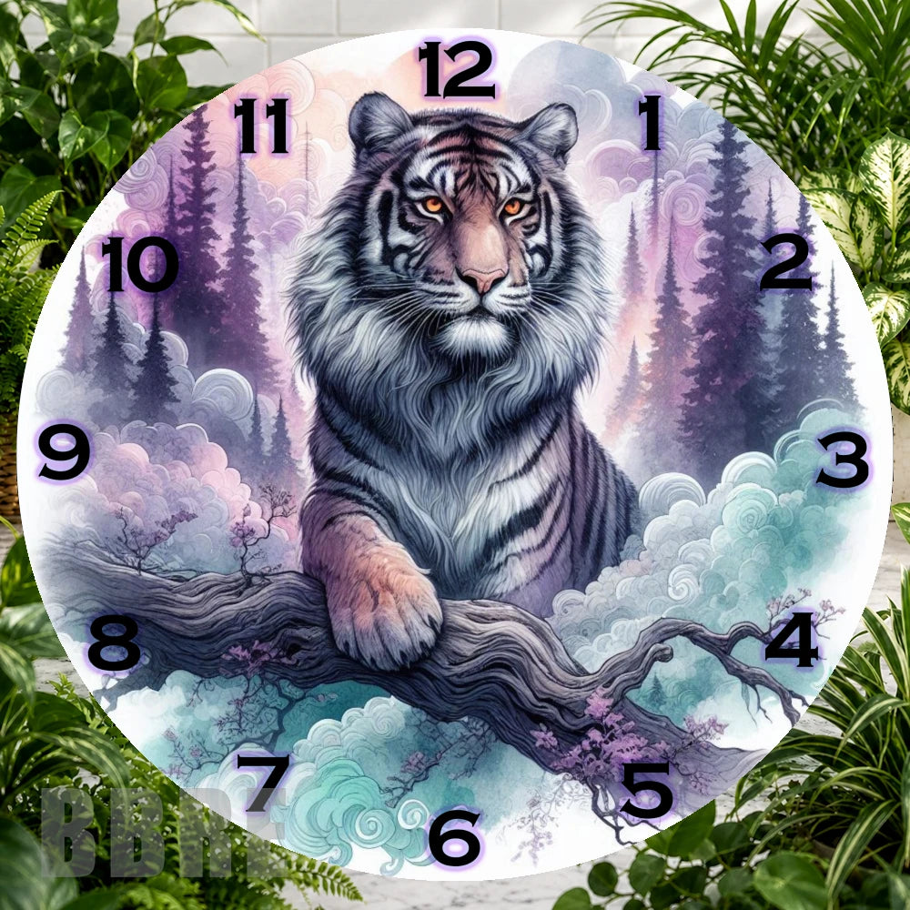 Majestic Tiger 3 Clock Sublimation Wrap,
