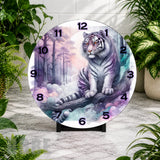 Majestic Tiger 4 Clock Mockup,
