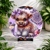 Cute Puppy 2 Clock Mockup,
