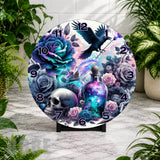 Mystic Raven Clock Mockup,