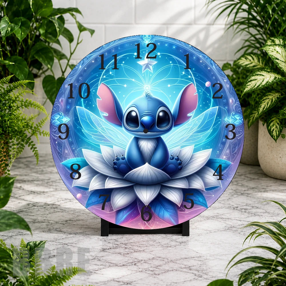 Fairy Stitch Clock Mockup,