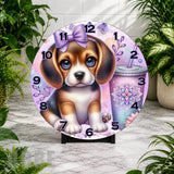 Cute Puppy Clock Mockup,