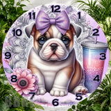 Puppy Clock 2 Clock Sublimation Wrap,
