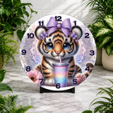 Cute Tiger Clock Mockup,