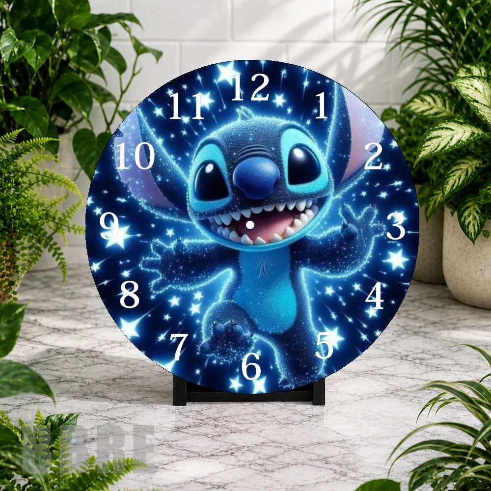 Starlit Stitch Clock Mockup,