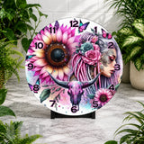 Floral Dream Clock Mockup,