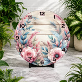Floral Clock 3 Clock Mockup,