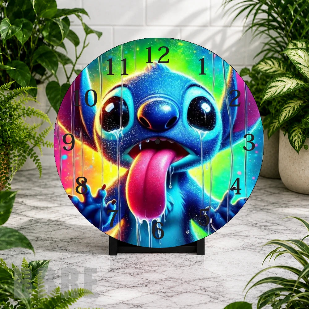 Colorful Alien Clock Mockup,