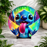 Colorful Alien 2 Clock Mockup,