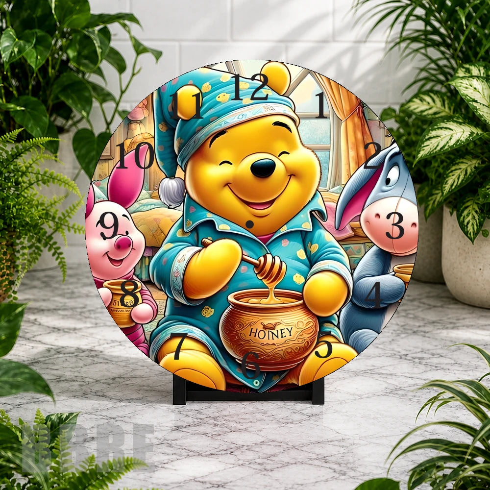 Winnie Pooh Clock Mockup,