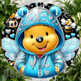 Happy Bear Clock Sublimation Wrap,