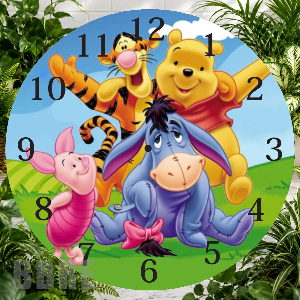 Winnie Pooh 2 Clock Sublimation Wrap,
