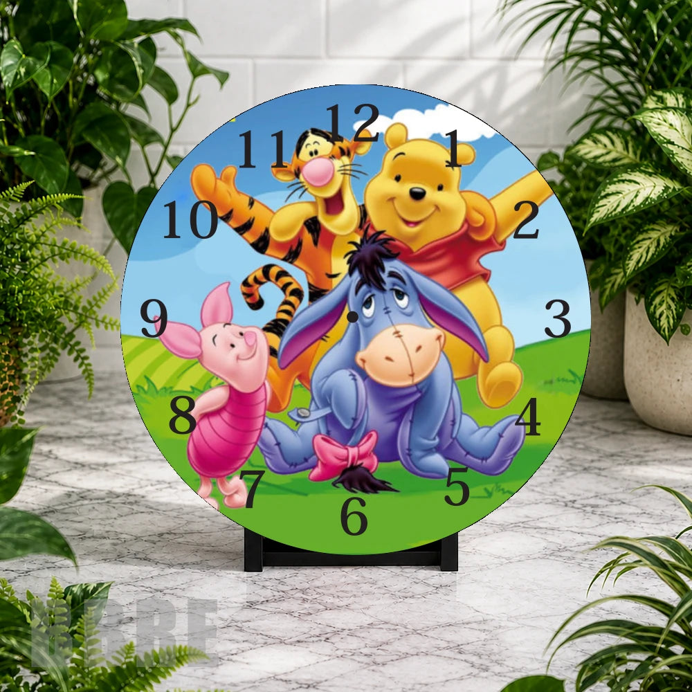 Winnie Pooh 2 Clock Mockup,