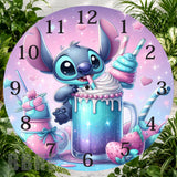 Cute Alien Clock Sublimation Wrap,