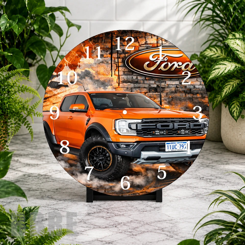 Ford Truck Clock Mockup,