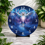 Mystic Owl Clock Mockup,