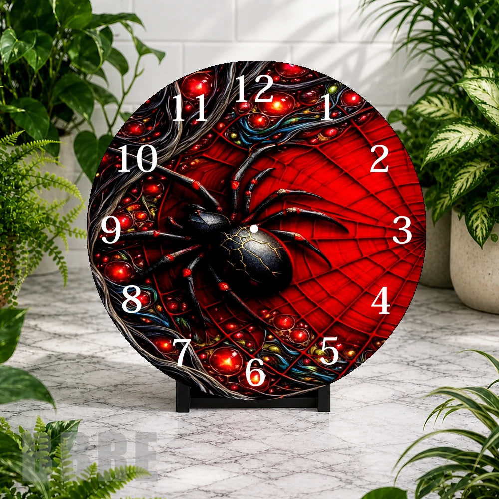 Spider Web 2 Clock Mockup,