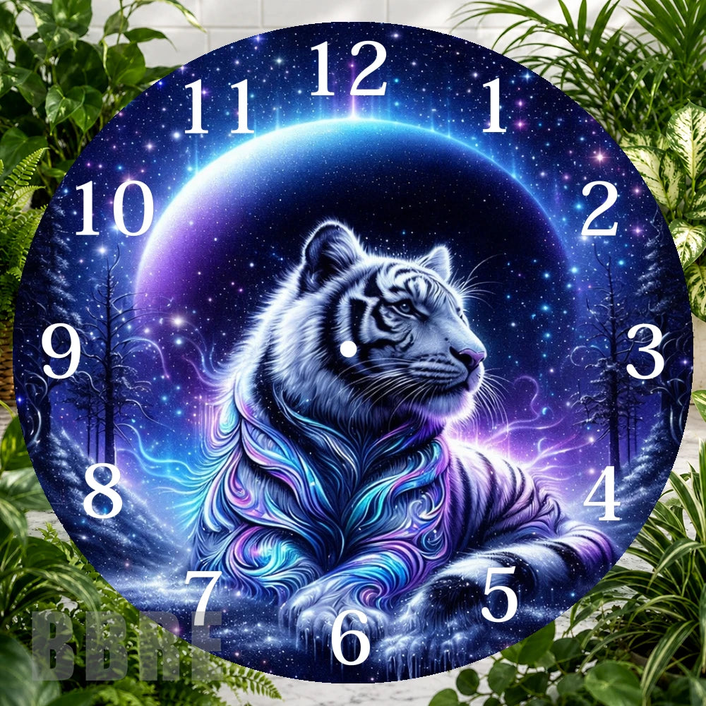 Cosmic Tiger Clock Sublimation Wrap,