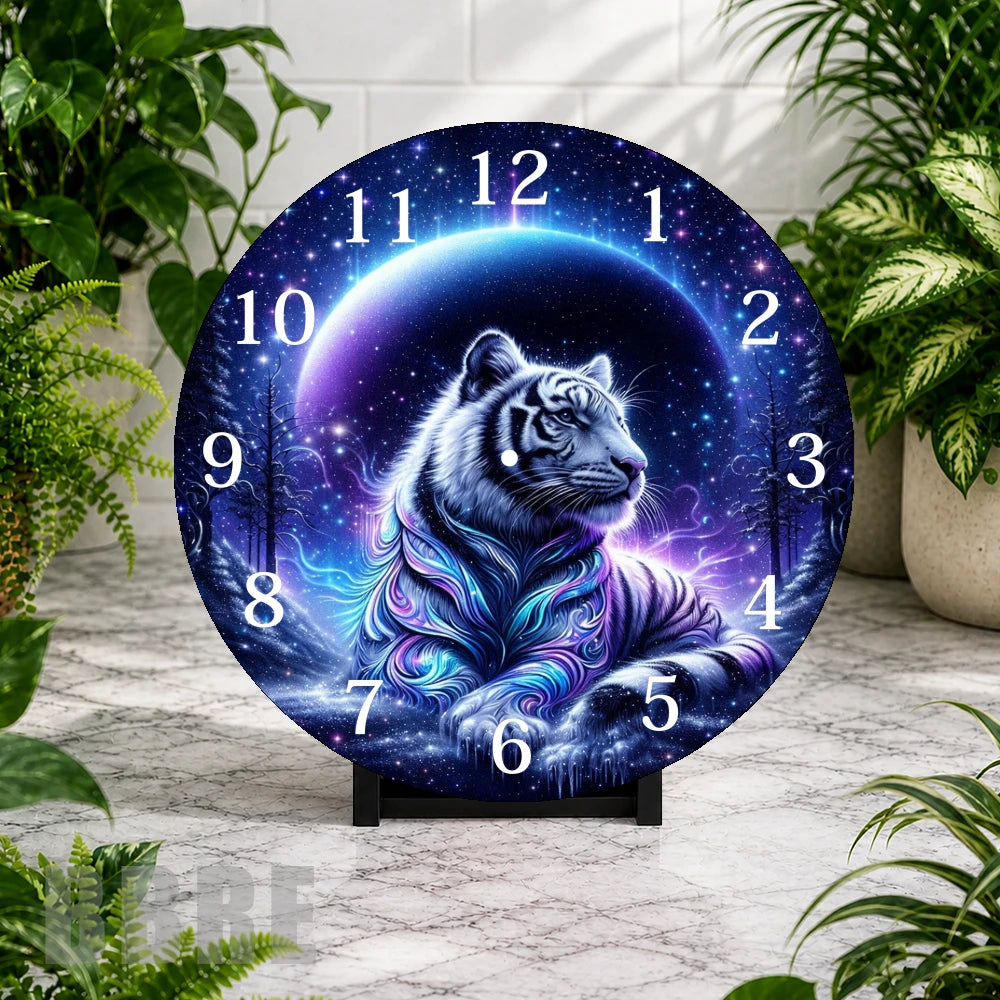 Cosmic Tiger Clock Mockup,