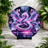 Mystical Dragon Clock Mockup,