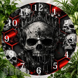 Skull Crown Clock Sublimation Wrap,