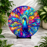 Peacock Splendor Clock Mockup,