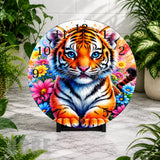 Tiger Blossom Clock Mockup,