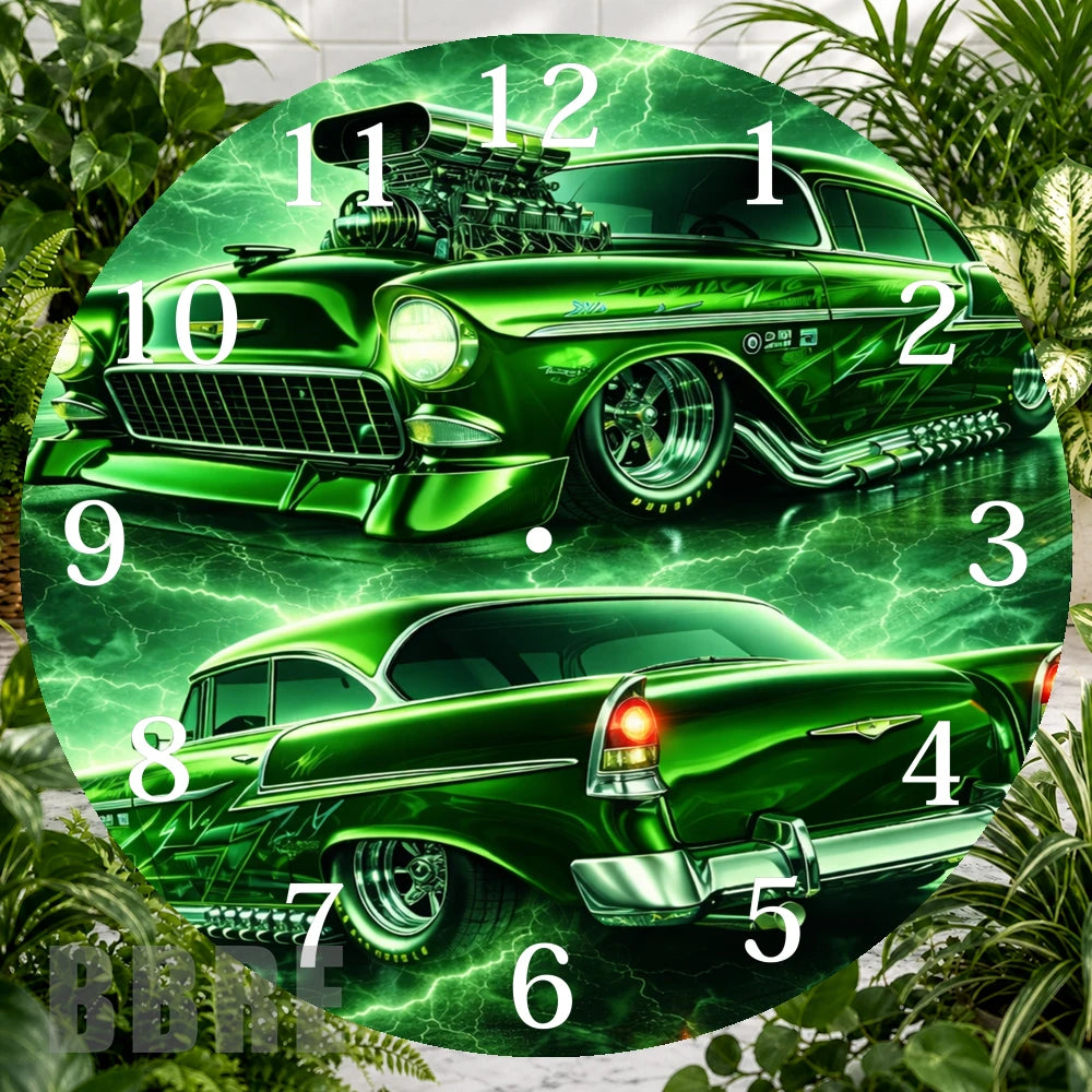 Green Muscle 2 Clock Sublimation Wrap,