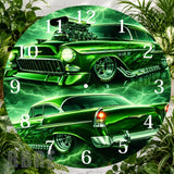 Green Muscle 2 Clock Sublimation Wrap,