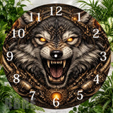 Fierce Wolf Clock Sublimation Wrap,