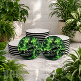 Green Skull Mockup Image