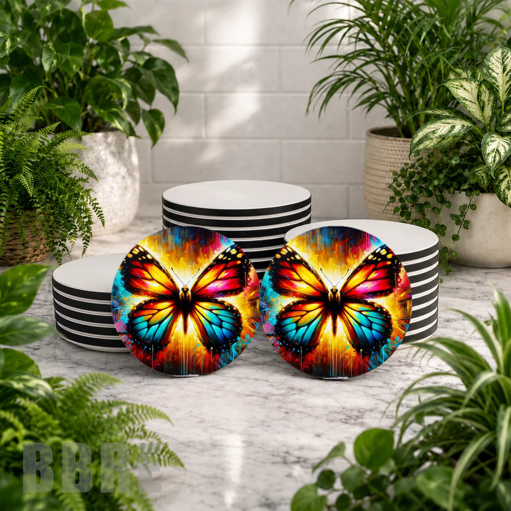 Vibrant Butterfly Mockup Image