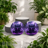 Purple Truck Mockup Image