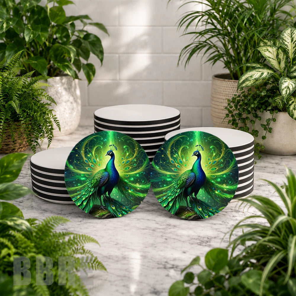 Peacock Elegance 2 Mockup Image