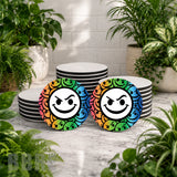 Smirking Faces Mockup Image