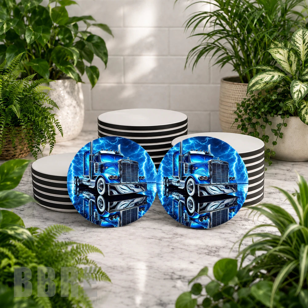 Electric Truck 2 Mockup Image