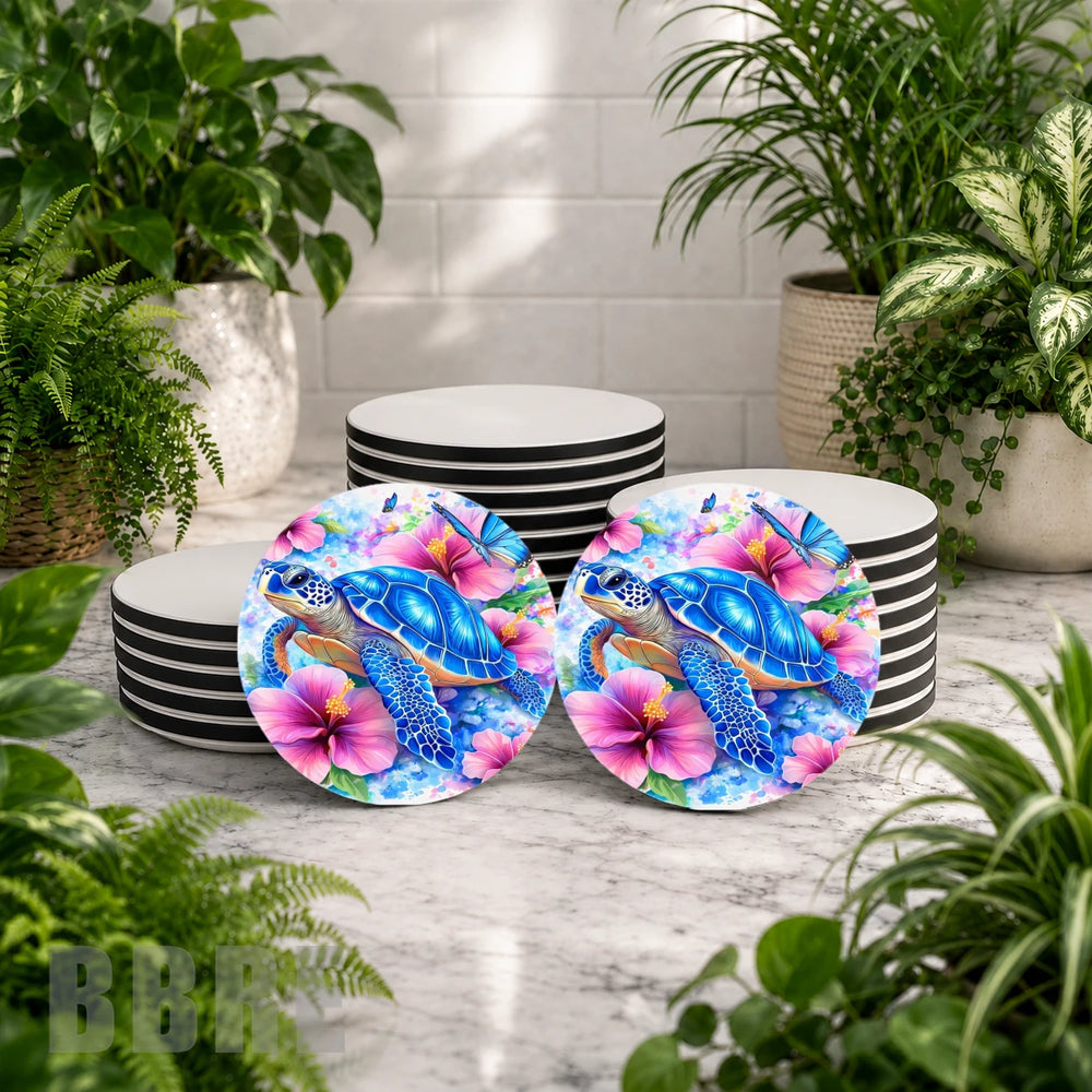 Tropical Turtle Mockup Image