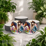 Cowgirl Horse Mockup Image
