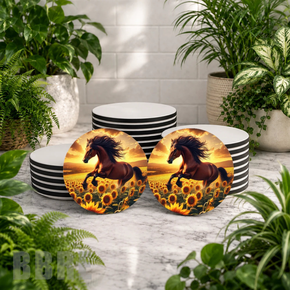 Sunflower Stallion Mockup Image
