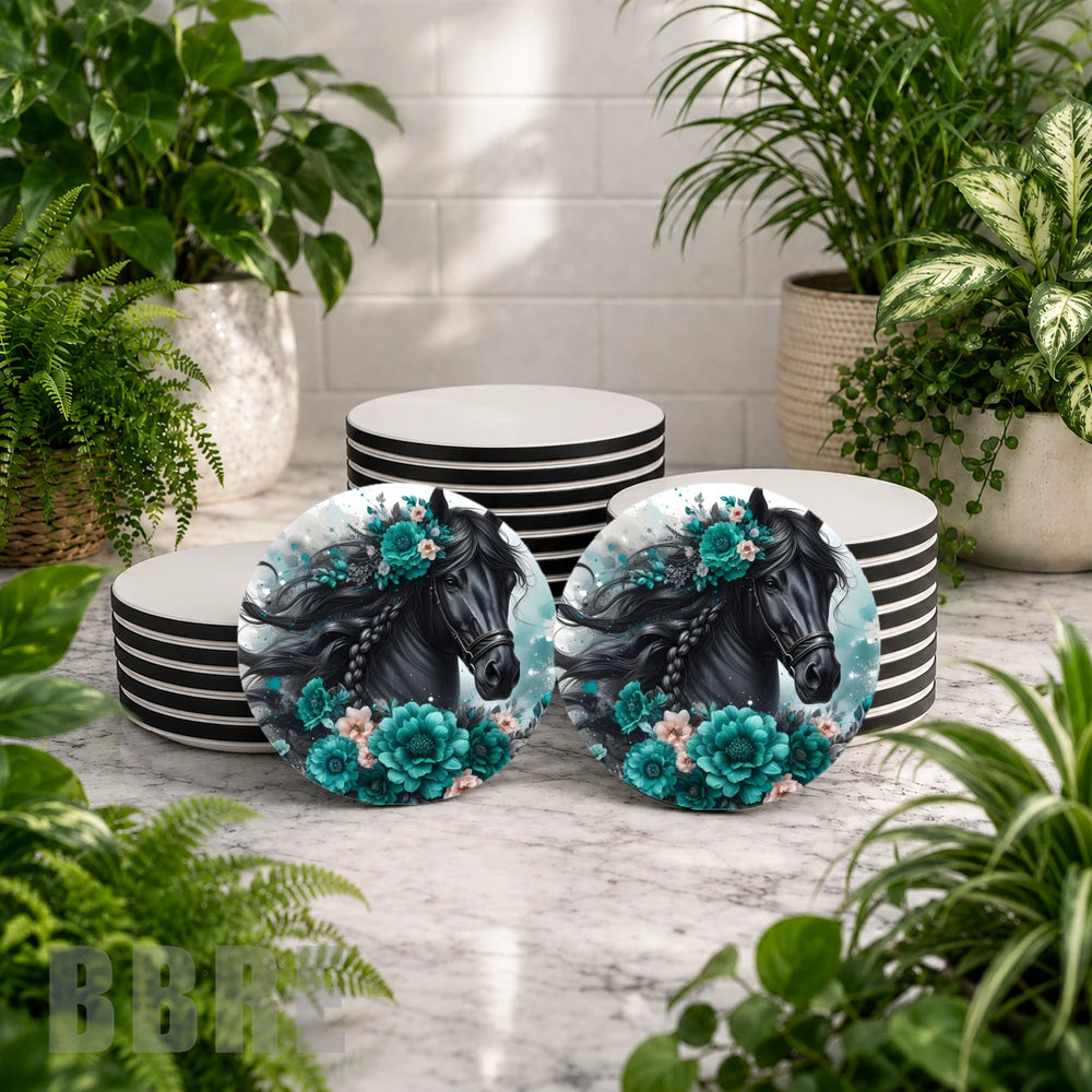 Floral Horse 2 Mockup Image