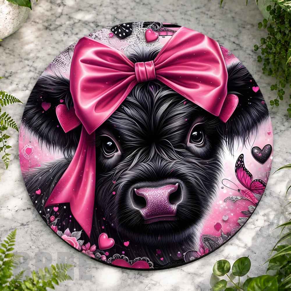 Pink Bow Cow Main Image