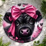 Pink Bow Cow Main Image
