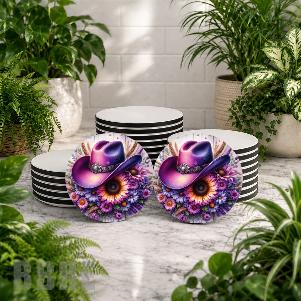 Floral Cowboy Mockup Image