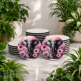 Floral Elephant Mockup Image