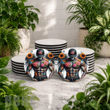 Floral Skull 2 Mockup Image