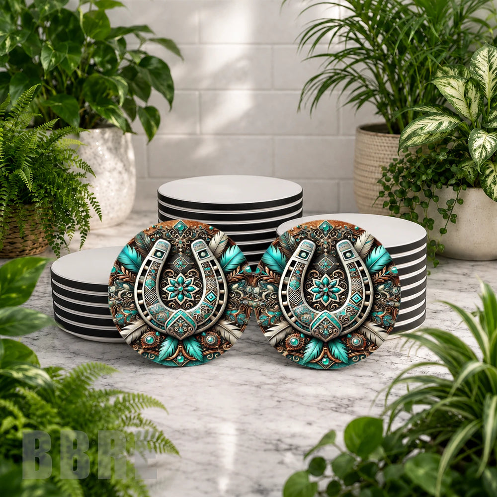 Horseshoe Art Mockup Image