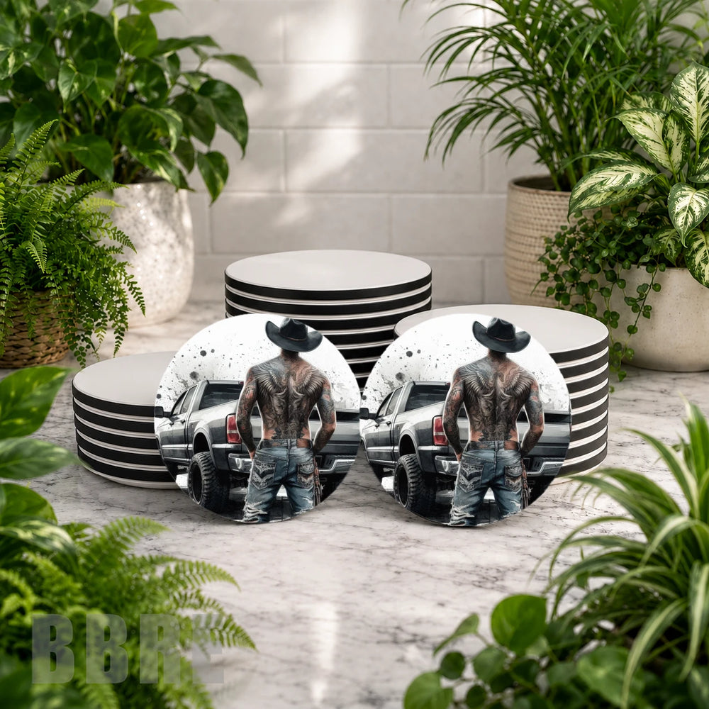 Rugged Cowboy Mockup Image