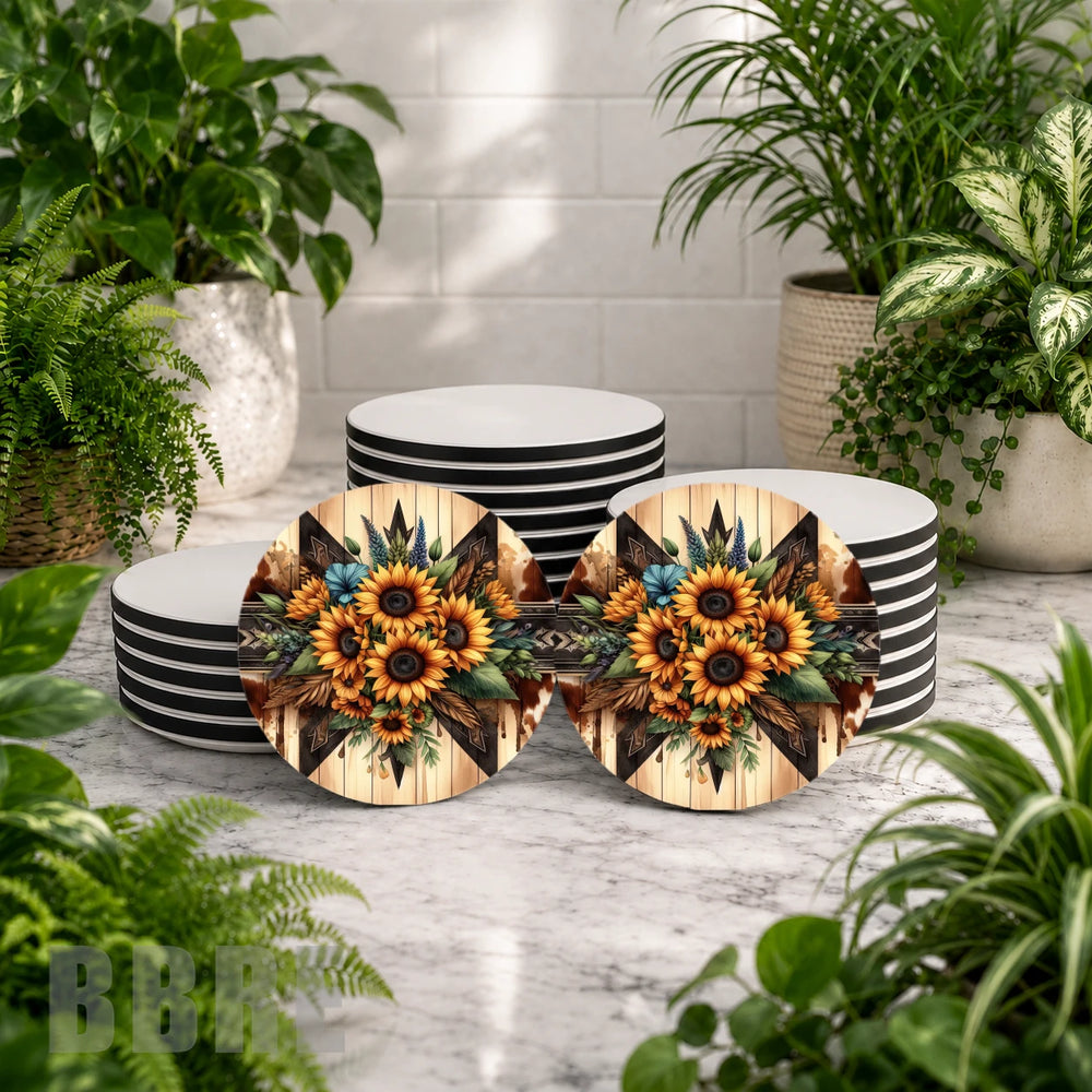 Sunflower Burst Mockup Image