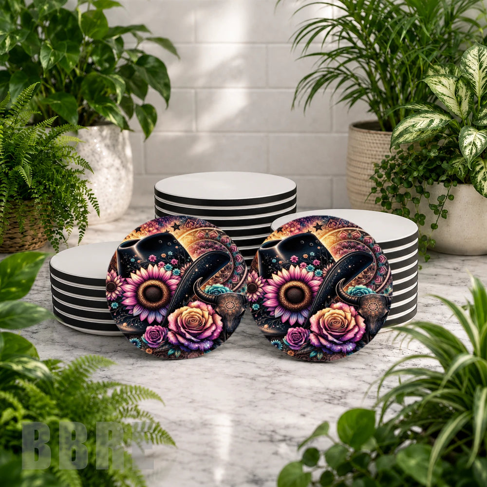 Floral Cowboy 3 Mockup Image