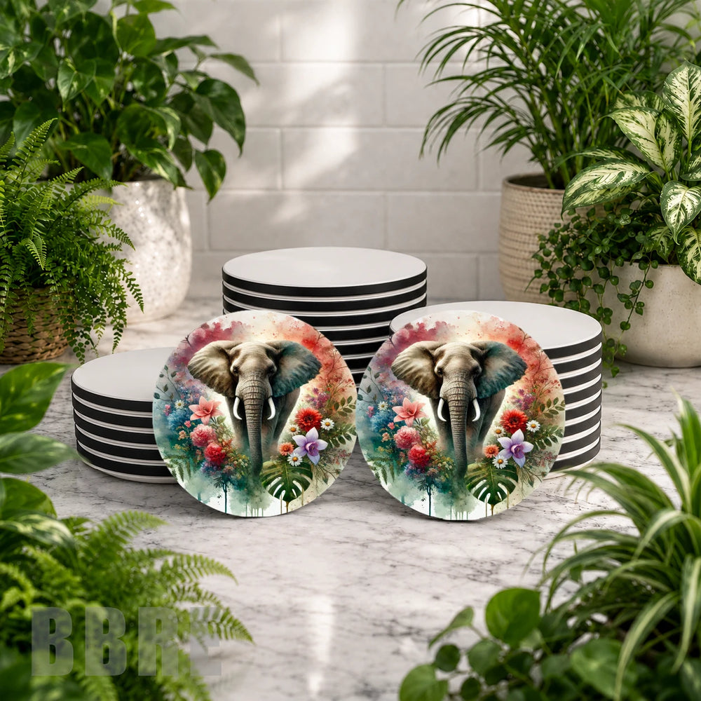 Floral Elephant 2 Mockup Image